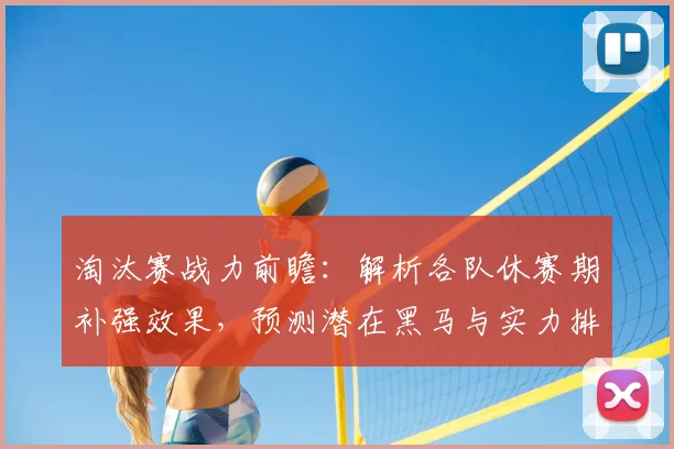 淘汰赛战力前瞻：解析各队休赛期补强效果，预测潜在黑马与实力排名