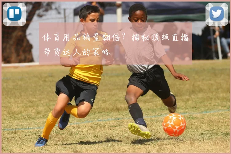 体育用品销量翻倍？揭秘顶级直播带货达人的策略
